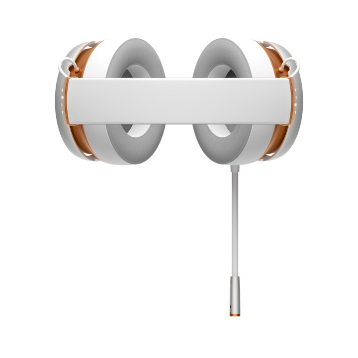 Геймърски слушалки Dark Project Sono Wired - White/Gold - DPP_SONO_WIRED_WHITE