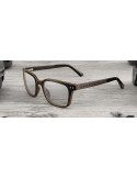 Компютърни очила GUNNAR Muir Ebony (wood), Amber - MUR-12301