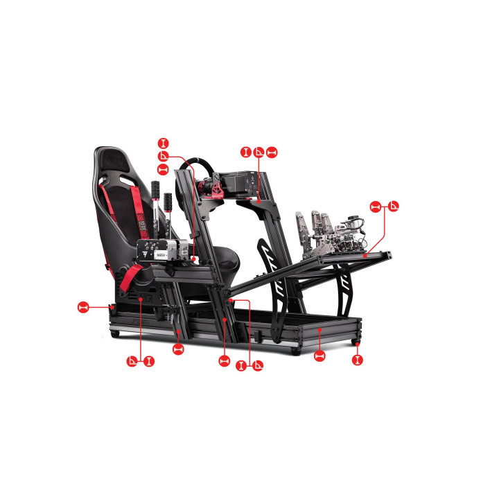 Кокпит симулатор Next Level Racing F-GT Elite - Front and Side Mount Edition - NLR-E003
