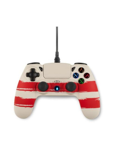 Джойстик Spartan Gear - Hoplite 2 Wired Controller - Super Gamer (Special Edition) PC/PS4, Redline - EDM-109034