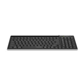 Клавиатура ниско профилна A4tech Fstyler FX70, ножична технология, кирилизирана, черна