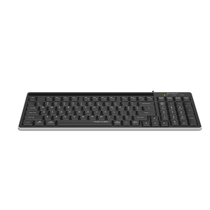 Клавиатура ниско профилна A4tech Fstyler FX70, ножична технология, кирилизирана, черна