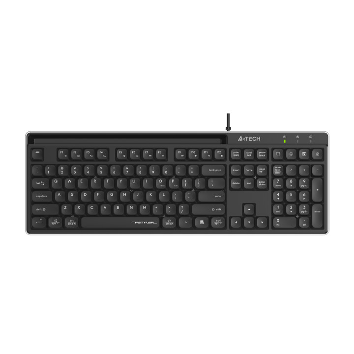 Клавиатура ниско профилна A4tech Fstyler FX72, ножична технология, кирилизирана, черна