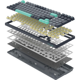 Клавиатура A4tech Fstyler FGS300 Panda Rock Механична TKL кирилизирана - FS300 PANDA