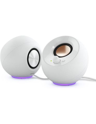 Озвучителна система Creative Pebble SE, 4.4W RMS, жак, USB, бял - 51MF1725AA001