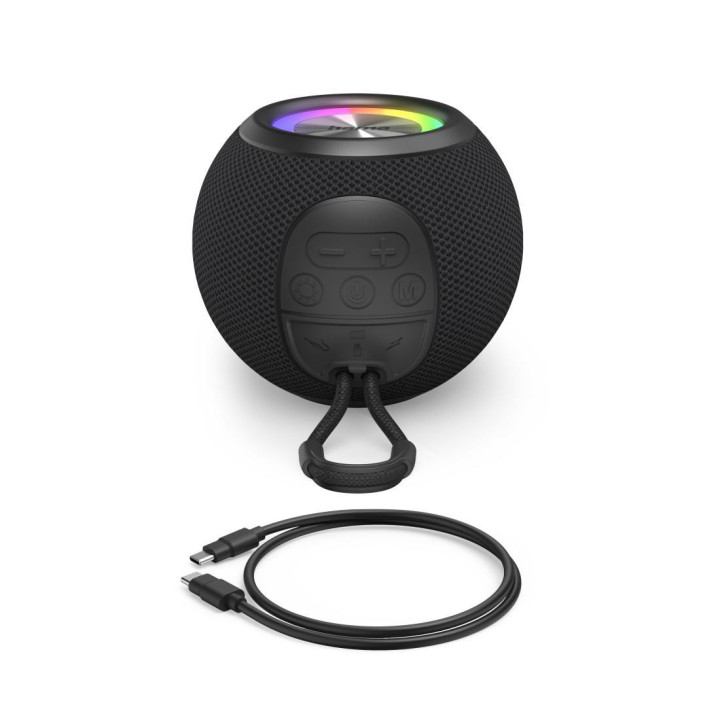 Bluetooth колонкаHAMA Ball Shape Speaker, 5 светлинни режима, 5W - 188237
