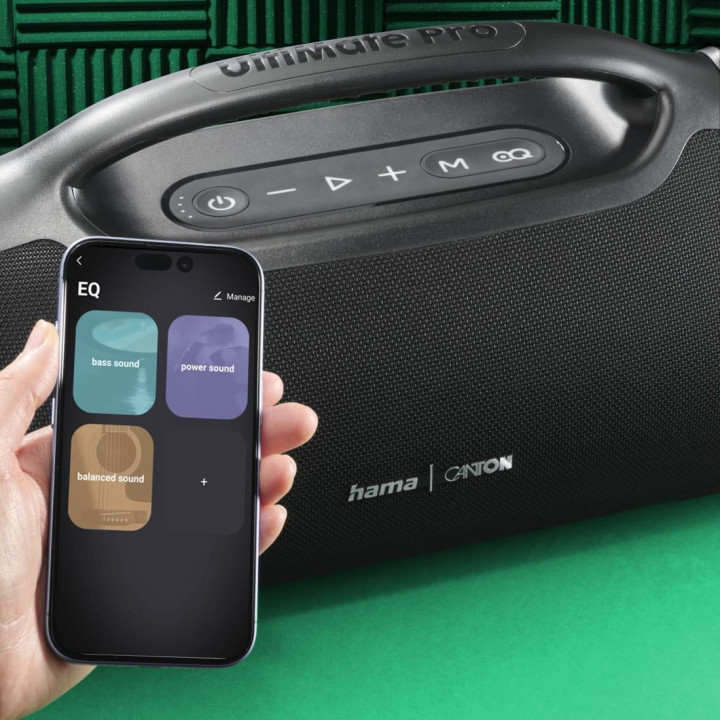 Bluetooth колона HAMA Canton UltiMate Pro, водоустойчив IPX6, 120W, черен - 188232