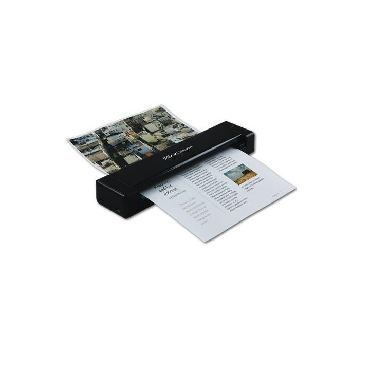 Преносим двустранен скенер IRIS IRIScan Executive 4, A4, USB 2.0, Черен, 8 стр/минута - IRIS-SCAN-EXEC4