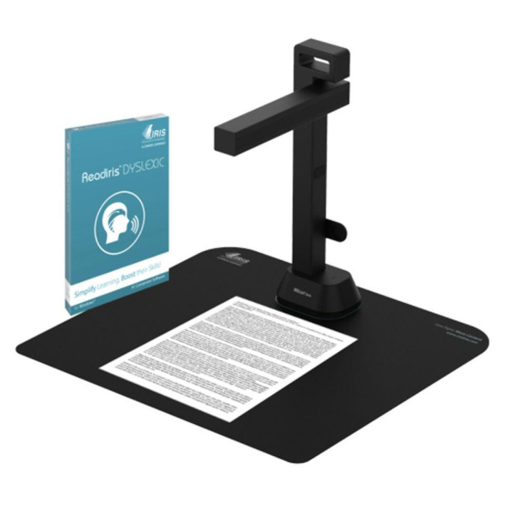 Мулти-функционален скенер IRIS Desk 6 Pro Dyslexic, A3, 13 Mp, USB 2.0, Черен - IRIS-SCAN-DESK6-PRO-DSX