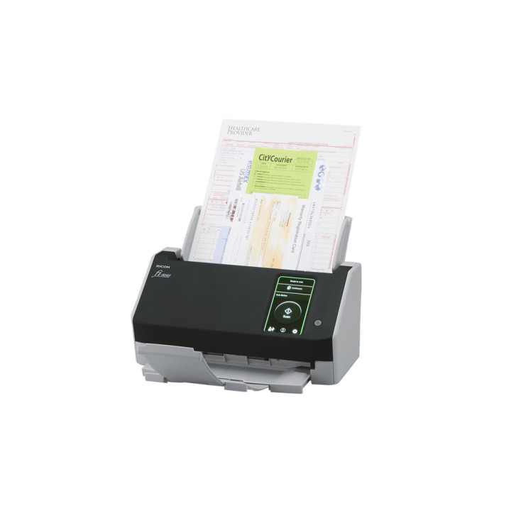 Документен скенер Ricoh Fi-8040, 40 ppm, 80 ipm, ADF 50 листа, 4.3; тъч, USB 3.2, LAN - PA03836-B001