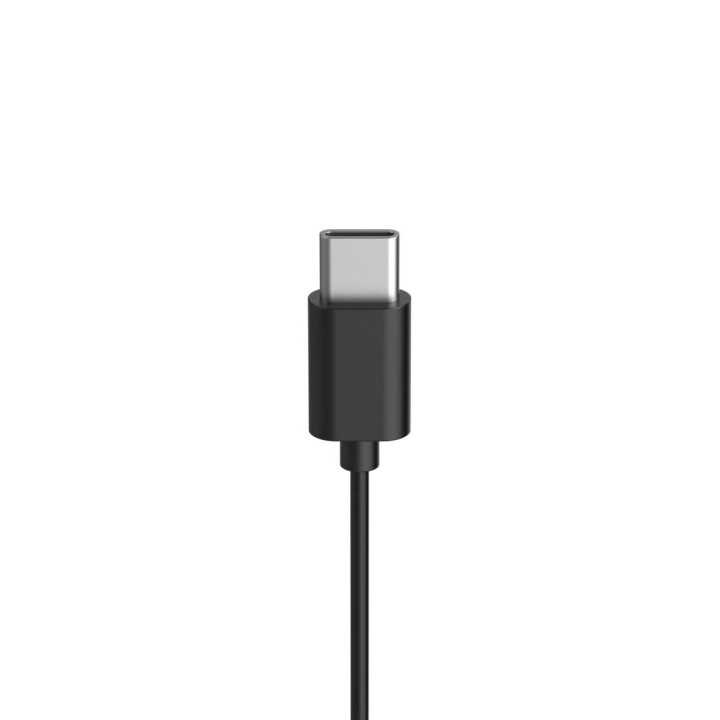 Слушалки с микрофон HAMA Fun C, USB-C, водач за кабел от едната страна, черни - 221814