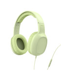Слушалки с микрофон HAMA Fun C, USB-C, водач за кабел от едната страна, зелени - 221816