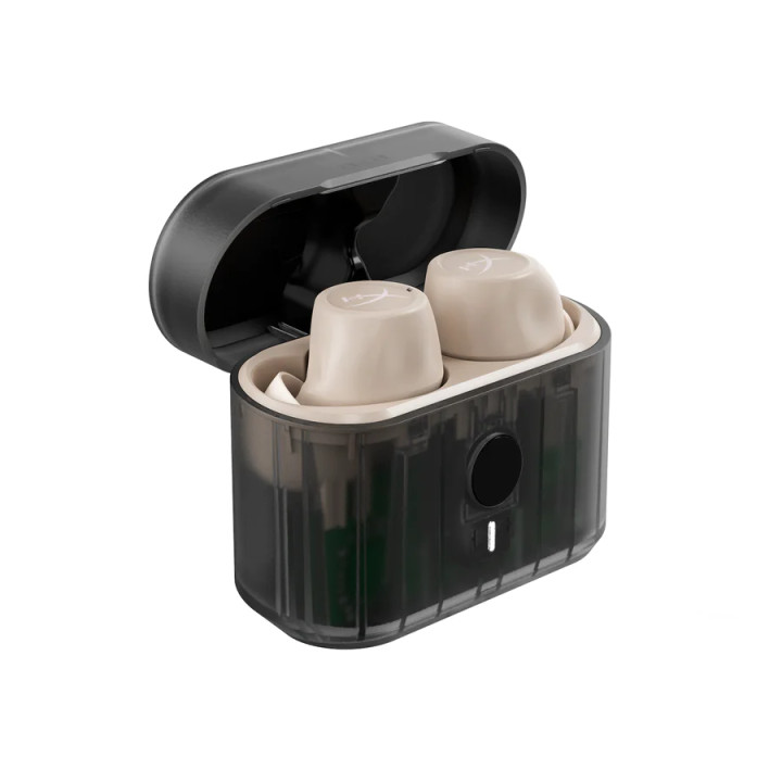 Bluetooth слушалки тапи с микрофон HyperX Cirro Buds Pro - Tan - 727A7AA