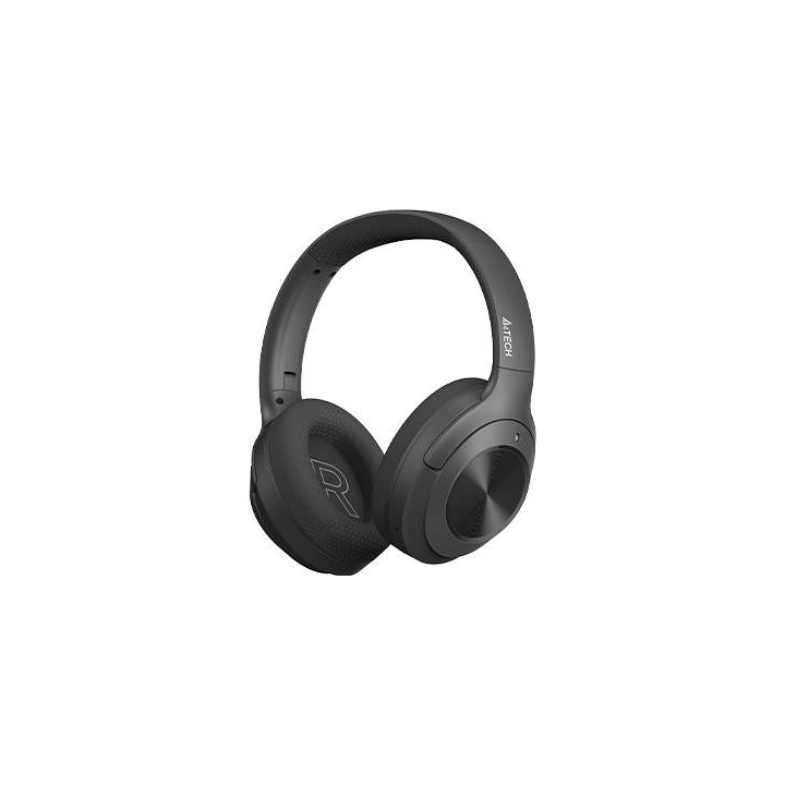 Bluetooth слушалки с микрофон А4tech BH220, Bluetooth v.5.3, Черни - A4-HEAD-BH220-BL
