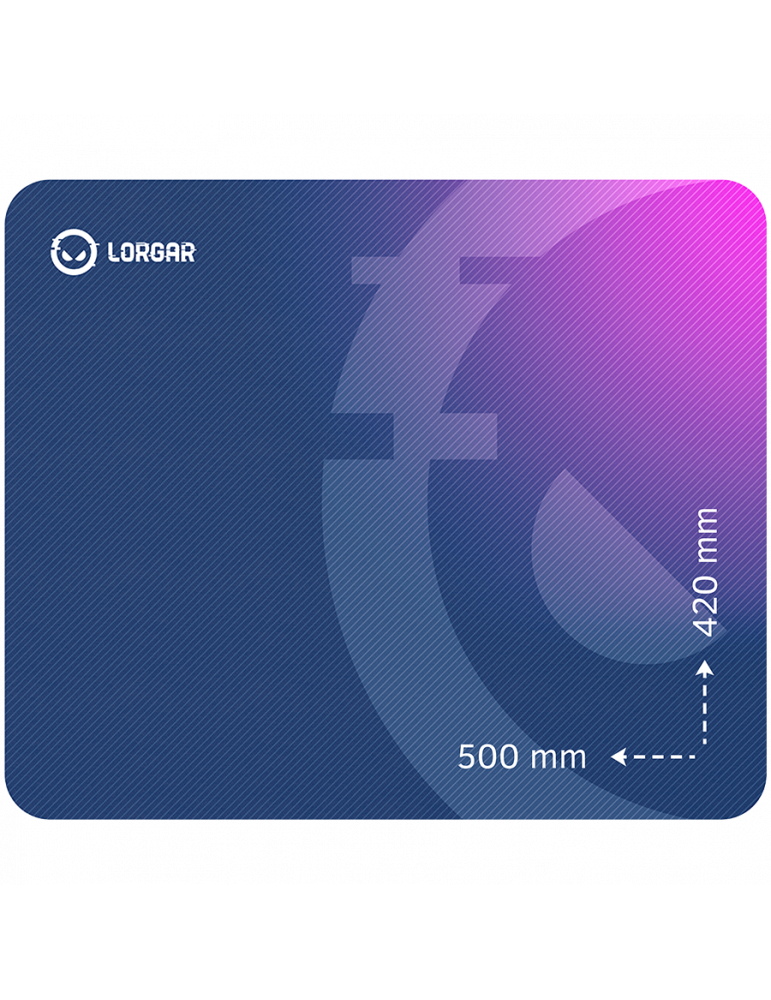 Геймърски пад Lorgar Main 135, 500mm x 420mm x 3mm - LRG-GMP135