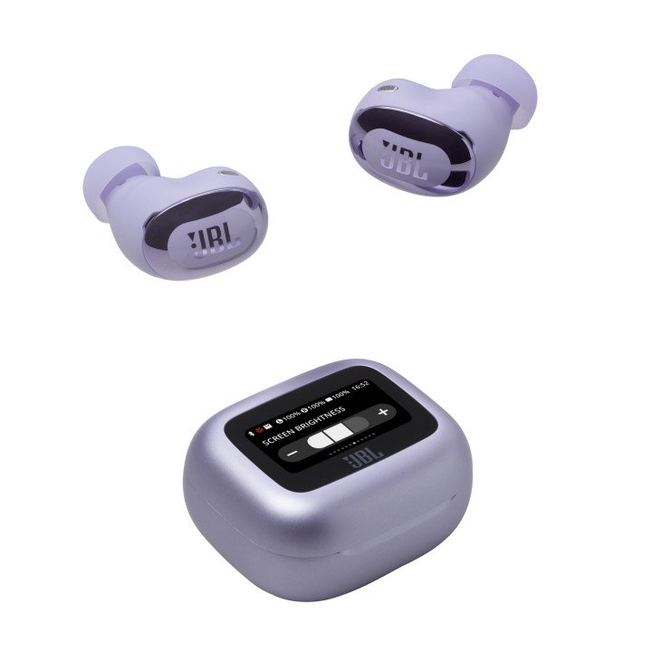 Bluetooth слушалки тапи JBL Live Buds 3 - Лилав - 46007410