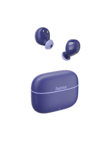 Bluetooth слушалки HAMA Freedom Buddy II, True Wireless, Лилав - 221760