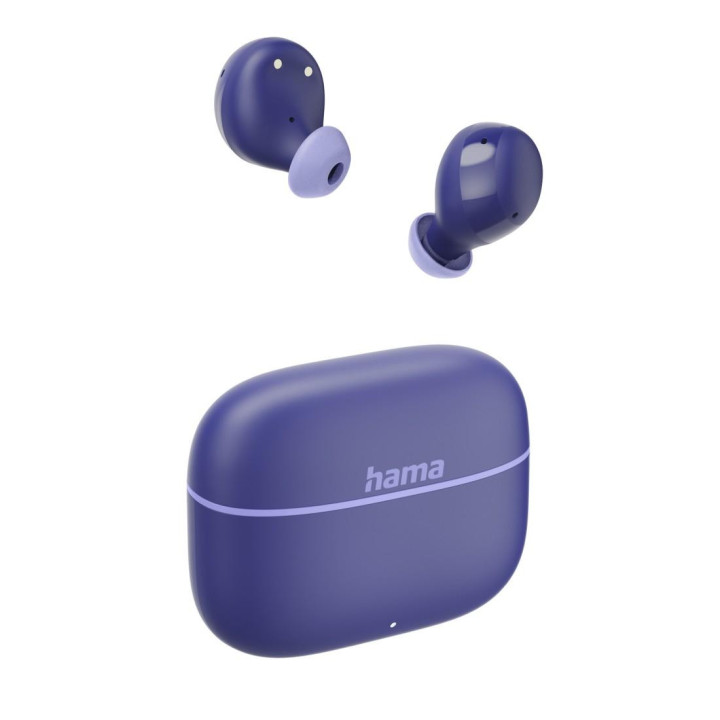 Bluetooth слушалки HAMA Freedom Buddy II, True Wireless, Лилав - 221760