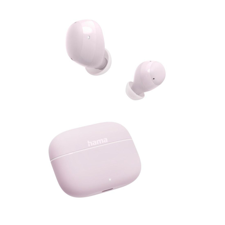 Bluetooth слушалки HAMA Freedom Buddy II, True Wireless, Розов - 221761