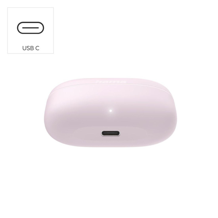 Bluetooth слушалки HAMA Freedom Buddy II, True Wireless, Розов - 221761