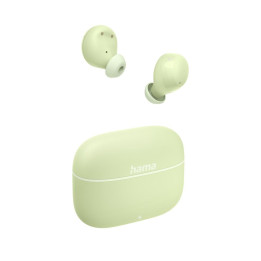 Bluetooth слушалки HAMA Freedom Buddy II, True Wireless, Зелен - 221762