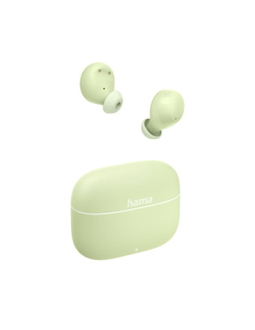 Bluetooth слушалки HAMA Freedom Buddy II, True Wireless, Зелен - 221762