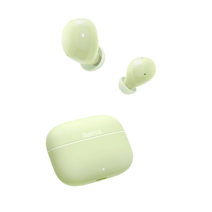 Bluetooth слушалки HAMA Freedom Buddy II, True Wireless, Зелен - 221762