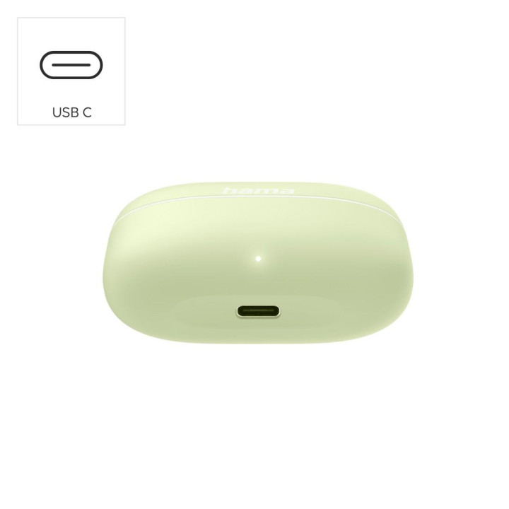Bluetooth слушалки HAMA Freedom Buddy II, True Wireless, Зелен - 221762