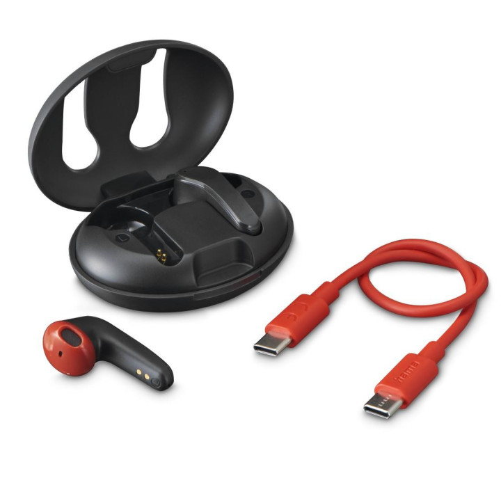 Bluetooth слушалки HAMA Hama Spirit Unchained, ENC, FC, черно - 184174