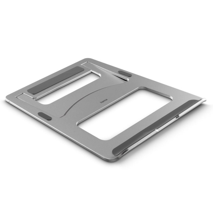 Aluminium стойка за лаптоп HAMA, сгъваема, до 40 см (15, 6), сребриста - 126811