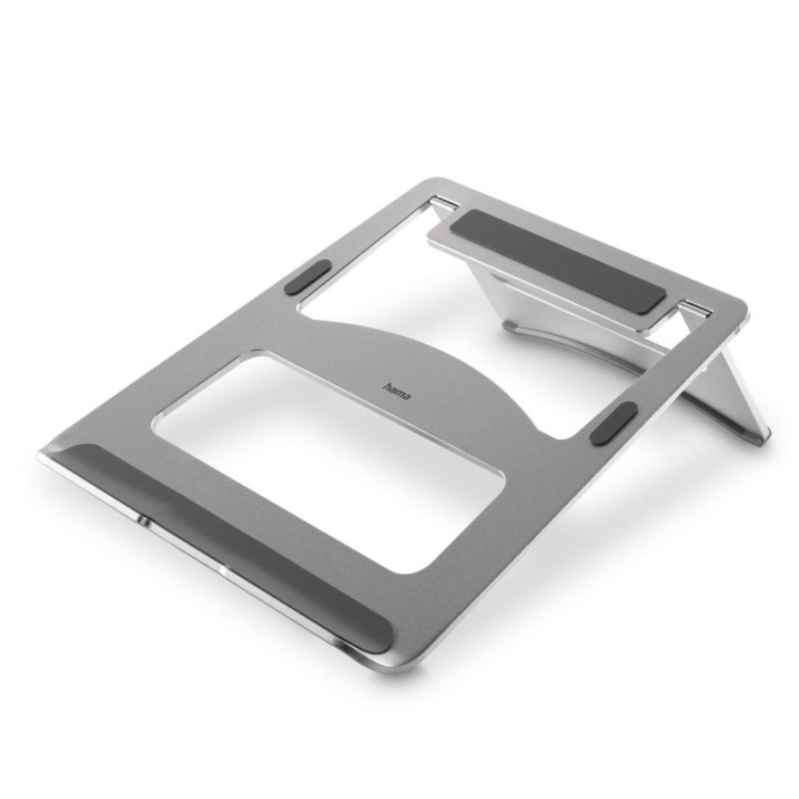 Aluminium стойка за лаптоп HAMA, сгъваема, до 40 см (15, 6), сребриста - 126811