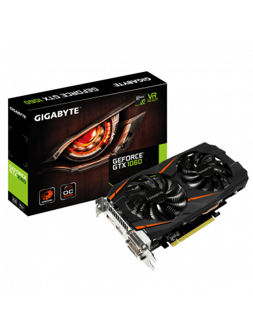 Видео карта Gigabyte NVIDIA GeForce GTX 1060 WINDFORCE OC 6GB GDDR5