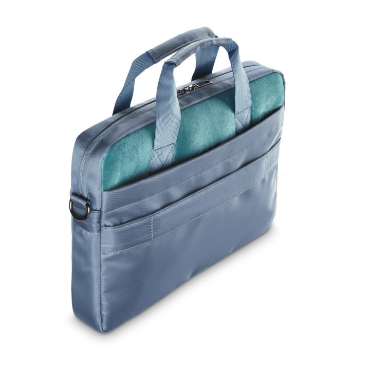 Чанта за лаптоп HAMA Velvet от 34 - 36 см (13.3 - 14.1), синьо - 217257