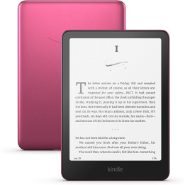 Четец Amazon Kindle Paperwhite Signature Edition 7, 32GB, 2024, 12 генерация, IPX8, metalilic rasberry - KINDLE-EBOOK-PW-2024-32R