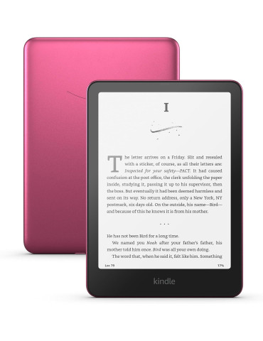 Четец Amazon Kindle Paperwhite Signature Edition 7, 32GB, 2024, 12 генерация, IPX8, metalilic rasberry - KINDLE-EBOOK-PW-2024-32R