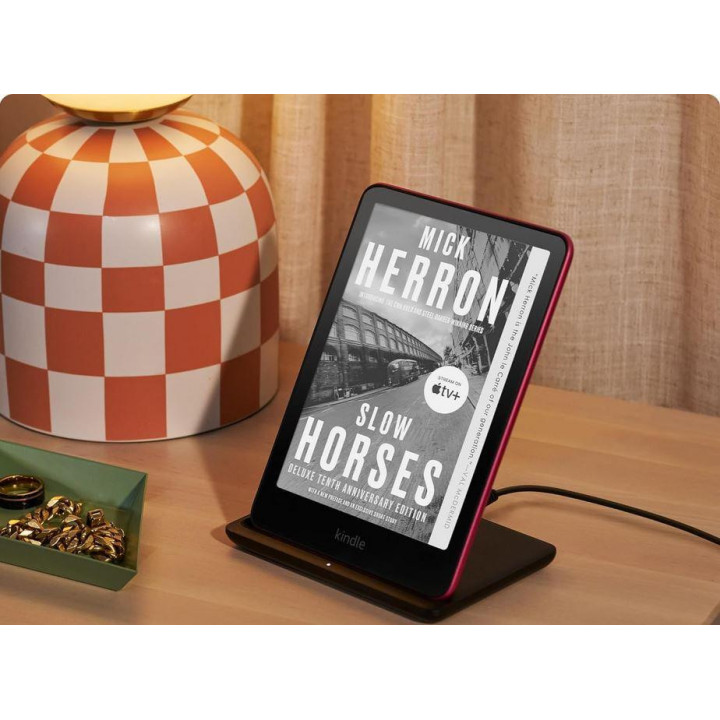 Четец Amazon Kindle Paperwhite Signature Edition 7, 32GB, 2024, 12 генерация, IPX8, metalilic rasberry - KINDLE-EBOOK-PW-2024-32R