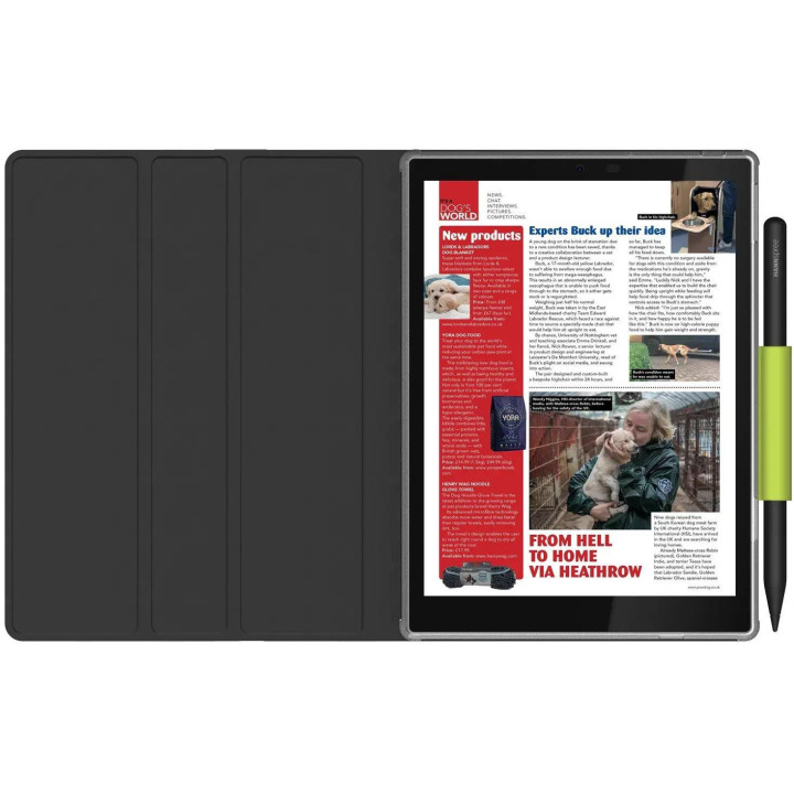 Таблет и четец Hanspreee Lumo Paper 7.8, 64 GB, в комплект с калъф Smart Folio - SN1-08HD
