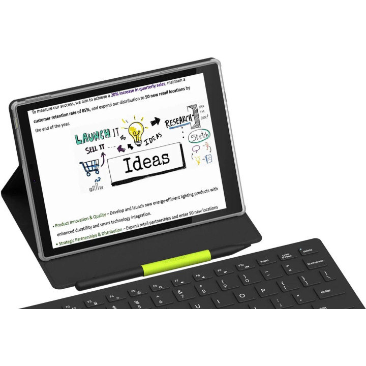 Таблет и четец Hanspreee Lumo Paper 7.8, 64 GB, в комплект с калъф Smart Folio - SN1-08HD