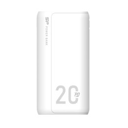 Външна батерия Silicon Power QS15, 20000 mAh, Бял - SP20KMAPBKQS150W