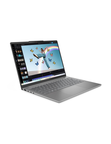 Лаптоп Lenovo IdeaPad 5 SLIM 14, AMD Ryzen 7 8845HS, 14" WUXGA (1920x1200) IPS, 32GB RAM, 1TB SSD, NO OS - 83HV002NBM
