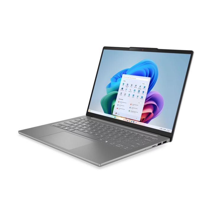 Лаптоп Lenovo IdeaPad 5 SLIM 14, AMD Ryzen 7 8845HS, 14" WUXGA (1920x1200) IPS, 32GB RAM, 1TB SSD, NO OS - 83HV002NBM