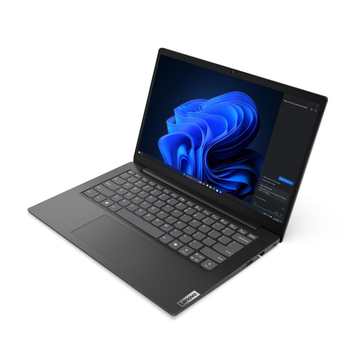 Лаптоп Lenovo V14 G5, Intel Core i5-13420H, 14" FHD (1920x1080) IPS, 8GB RAM, 512GB SSD, NO OS - 83GU006YBM