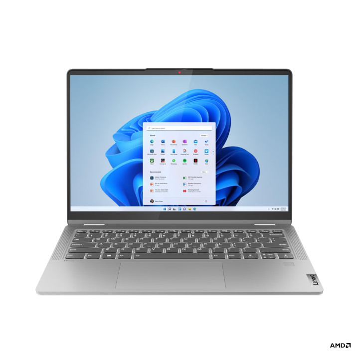 Лаптоп Lenovo IdeaPad Flex 5, AMD Ryzen 7 5825U, 14" FHD (1920x1080) IPS, 16GB RAM, 512GB SSD, Win 11 Home - 82XX00GDBM