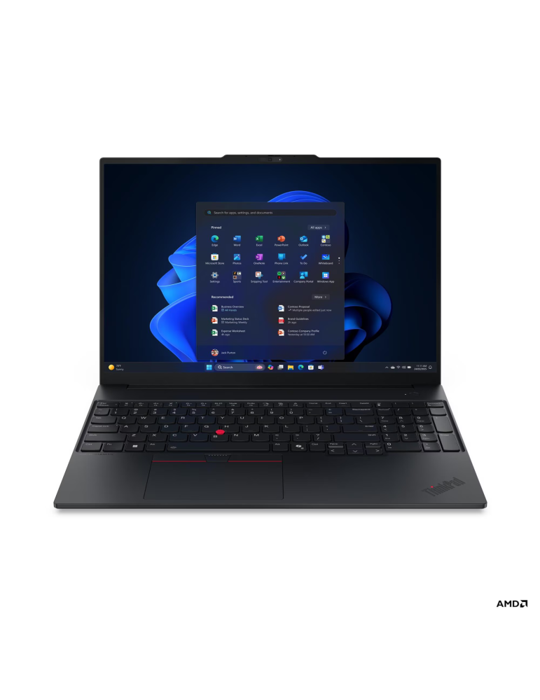 Лаптоп Lenovo ThinkPad E16 G3, AMD Ryzen 7 250, 16" WUXGA (1920x1200) IPS, 32GB RAM, 1TB SSD, NO OS - 21ST0052BM