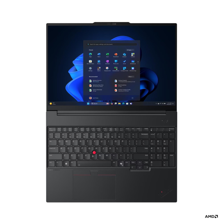Лаптоп Lenovo ThinkPad E16 G3, AMD Ryzen 5 220, 16" WUXGA (1920x1200) IPS, 16GB RAM, 512GB SSD, NO OS - 21ST0053BM