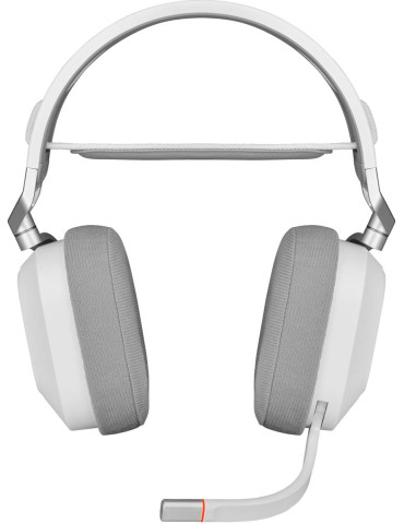 Безжични геймърски слушалки Corsair HS80 RGB White, PC/PS5/PS4 - CA-9011236-EU