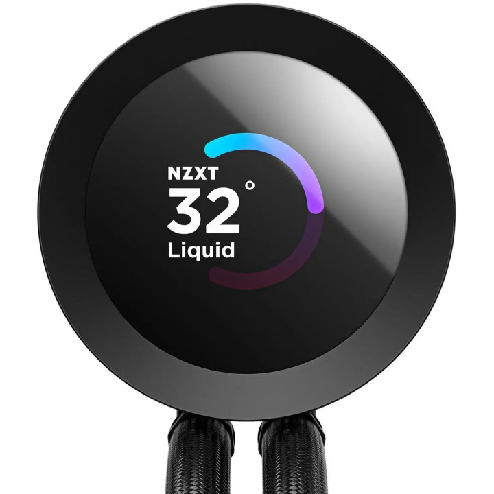 Водно охлаждане за процесор NZXT Kraken Plus 360 RGB LCD Display - Black - RL-KR360-B2