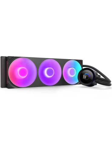 Водно охлаждане за процесор NZXT Kraken Plus 360 RGB LCD Display - Black - RL-KR360-B2