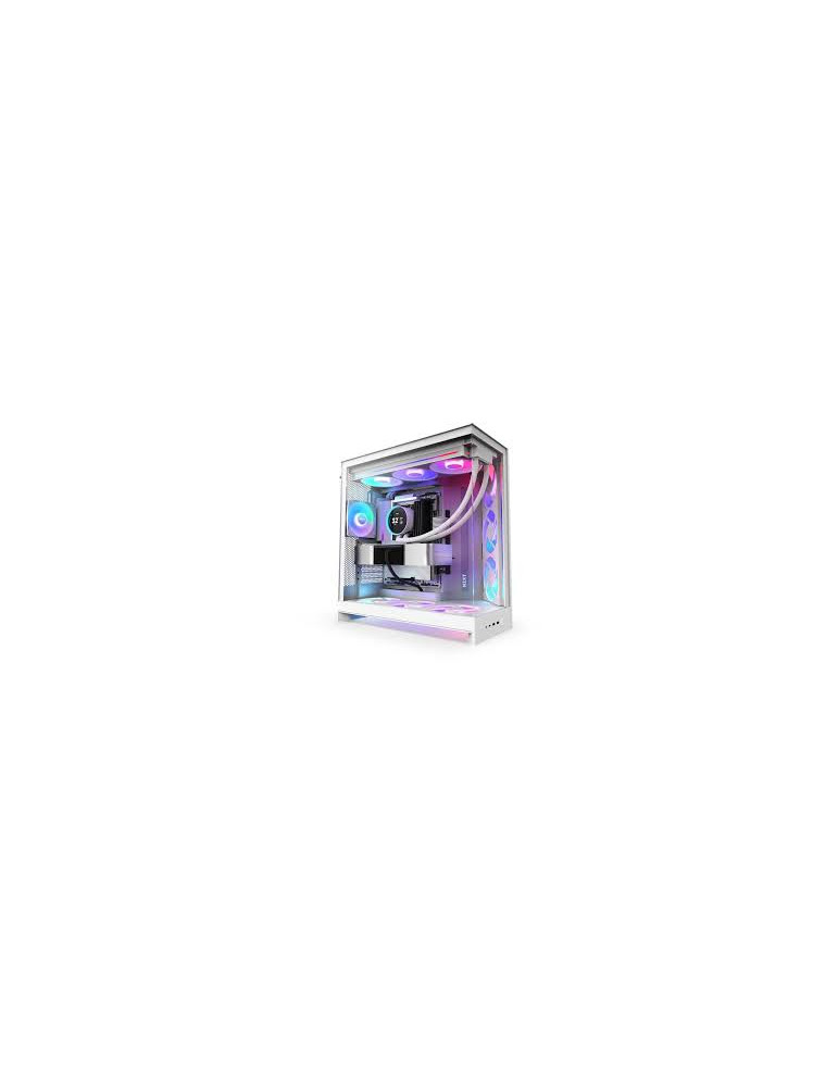 Кутия за компютър NZXT H9 Flow RGB Dual-Chamber - White - CM-H92FW-R1