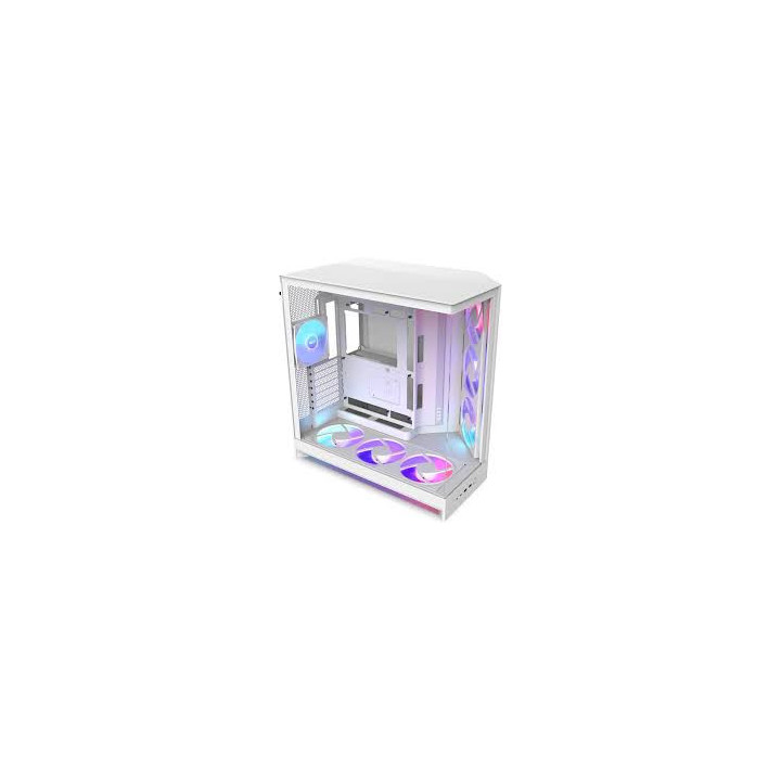 Кутия за компютър NZXT H9 Flow Dual-Chamber - White - CM-H92FW-01